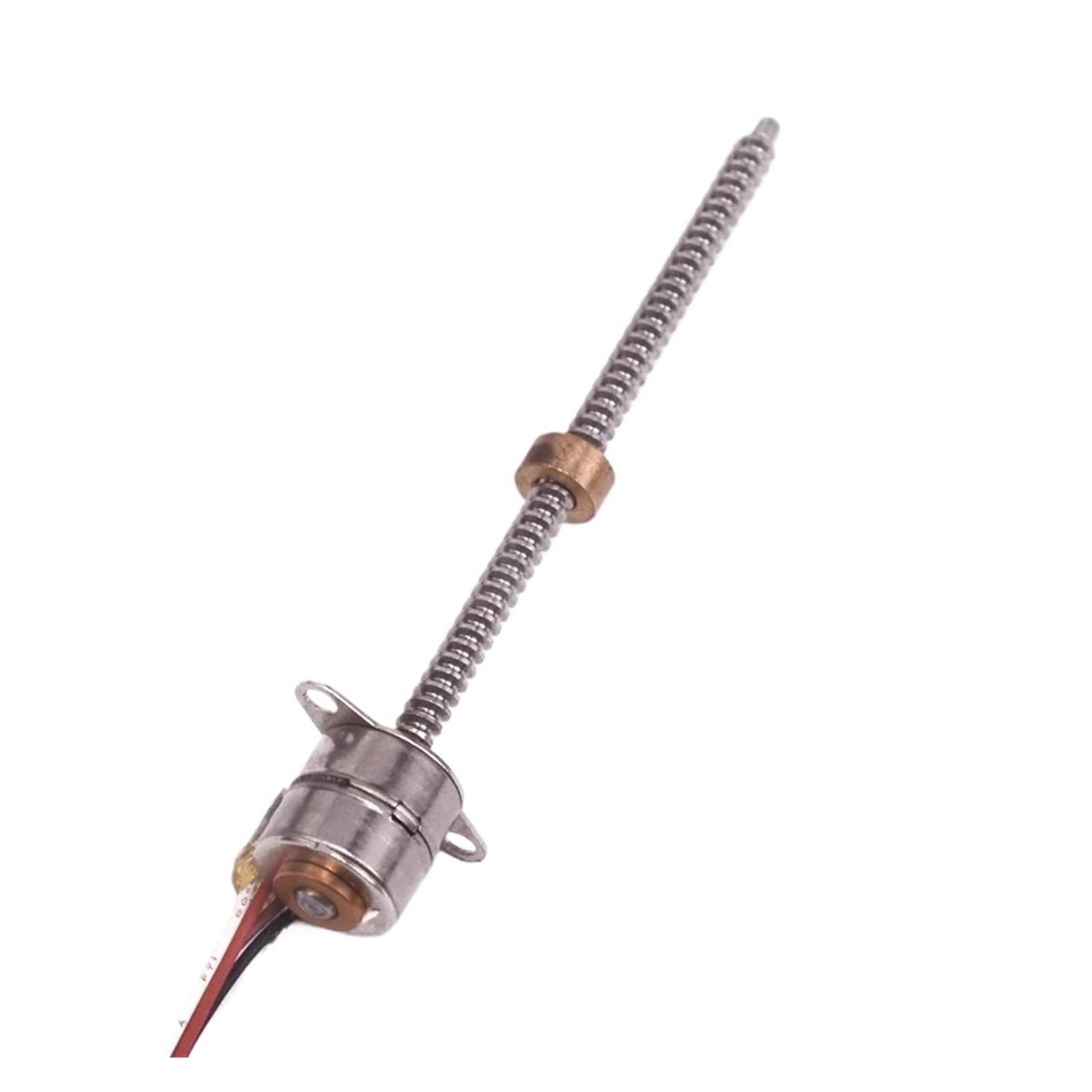 BKGWCSOR 10mm Stepper electronic starter DC 5V 2-phase 4-wire Long Linear actuator Screw Block Telescopic Nut Rod 50mm Stroke
