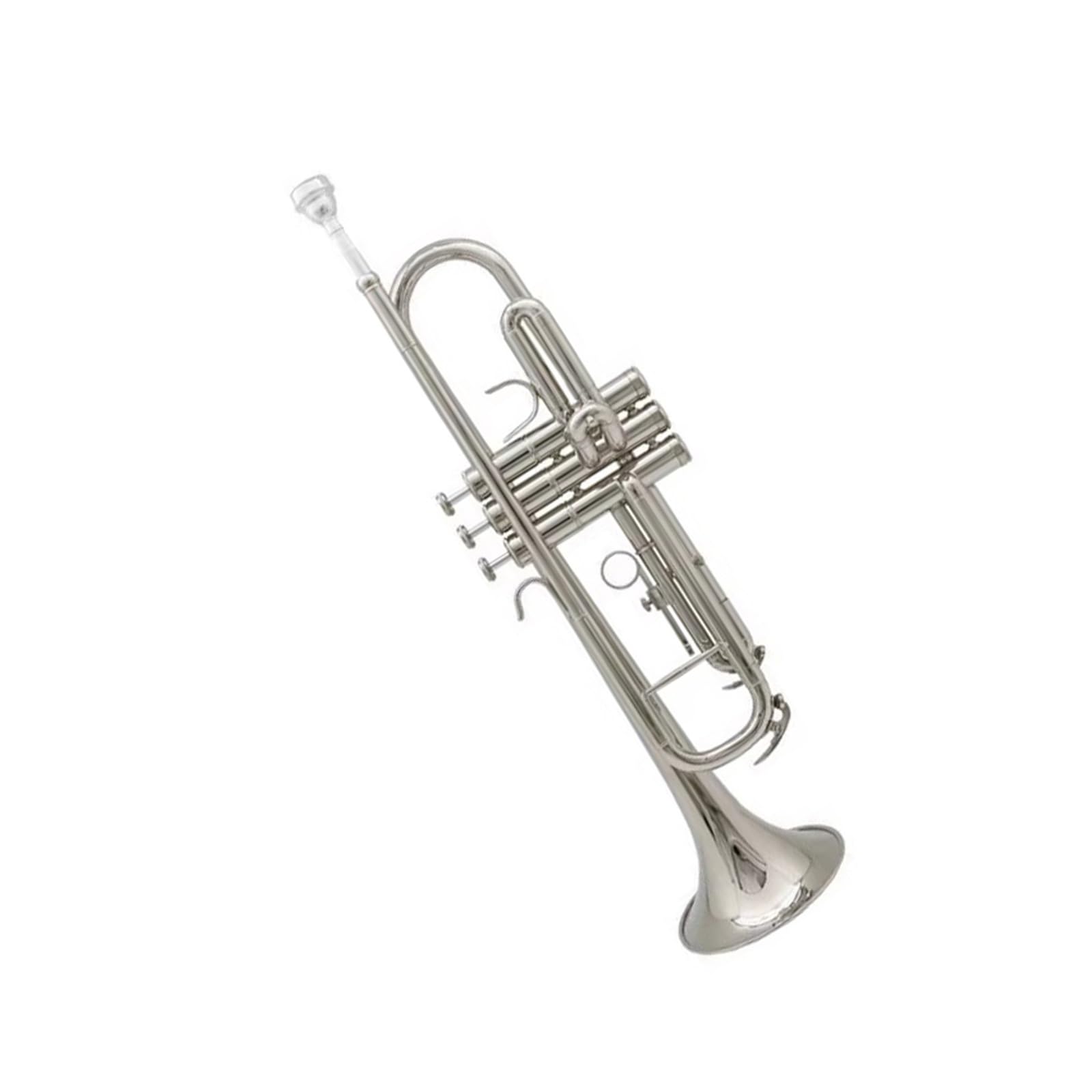 trąbka instrument Student Początkujący Instrument muzyczny B mieszkanie Dzieci Dorośli Szkoła Ogólna Grupa Profesjonalny egzamin wykonawczy(Color:Silver)