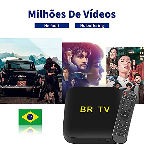 Brazil Iptv Brtv Wifi/Bluetooth Video Player, 4K Hd Image, 2Gb Memory & 16Gb Storage, Os Android 9, Multi-Languages #TOP4