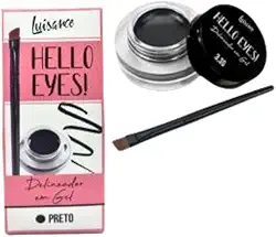 LUISANCE - DELINEADOR GEL PRETO HELLO EYES