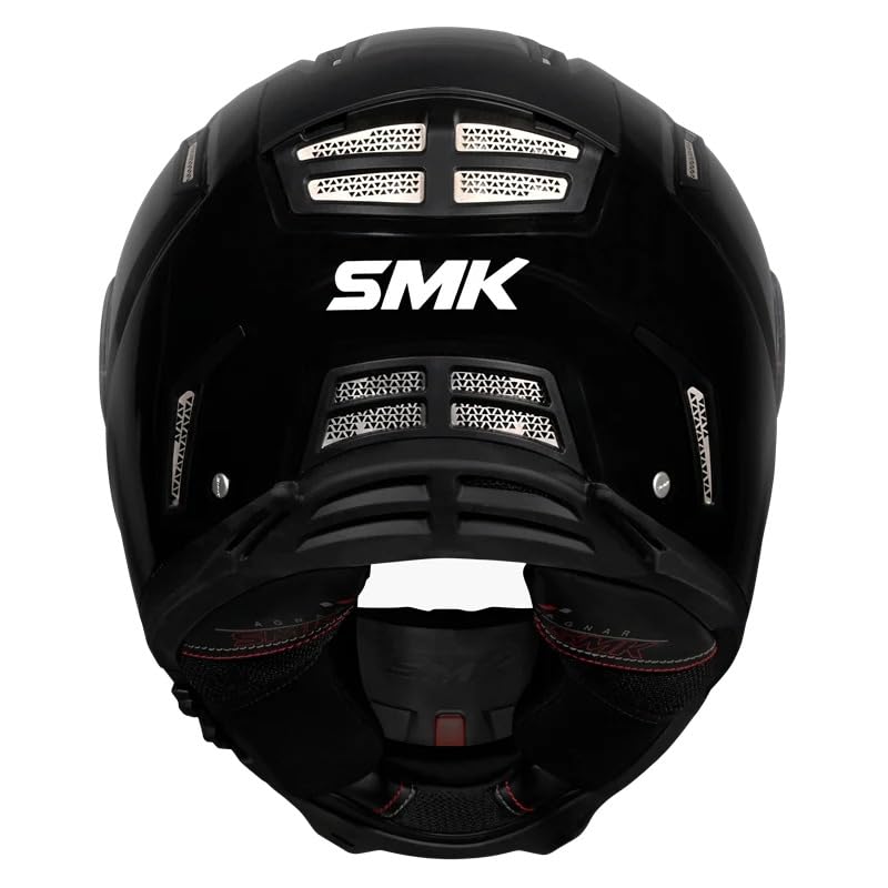 Image of SMK Agnar Full Face Helmet, Dual Visor, Clear Pinlock 70 Ready, ISI , Dot & Ece 22.06 Certified