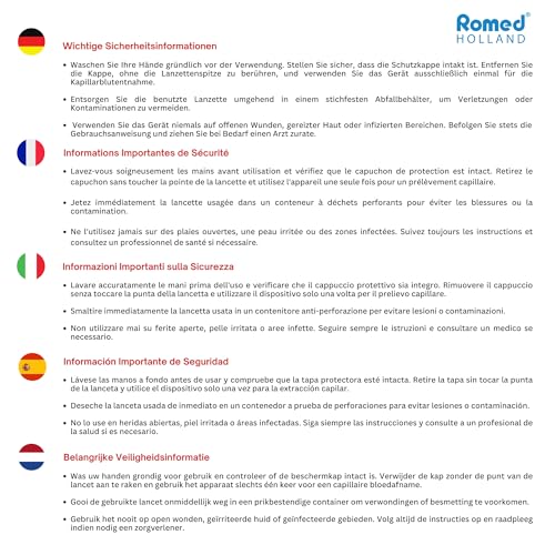 Romed Blutlanzetten steril 200 Stück