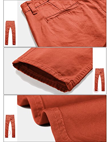 Image of Match Mens Regular-Fit Casual Flat Front Chino Pants