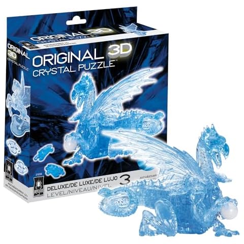 BePuzzled | Dragon Deluxe Original 3D Crystal Puzzle, Ages 12 and Up Cover