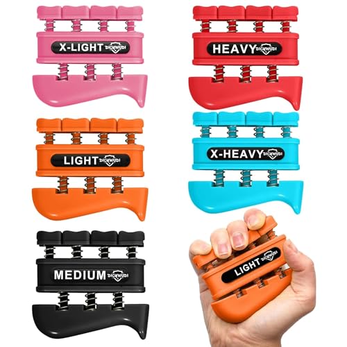 Image of DICYWUDI Grip Strength Trainer, Finger Strength Trainer for Grip Strength Training for Fingers, Wrists, and Hands for Home, Office, Gym, Climbing, Athletes, Musicians, and Therapy