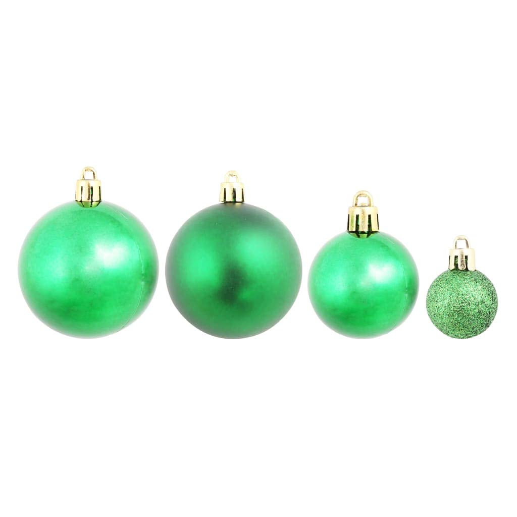 Bolas de Navidad, 100 unidades, rojo/dorado/verde