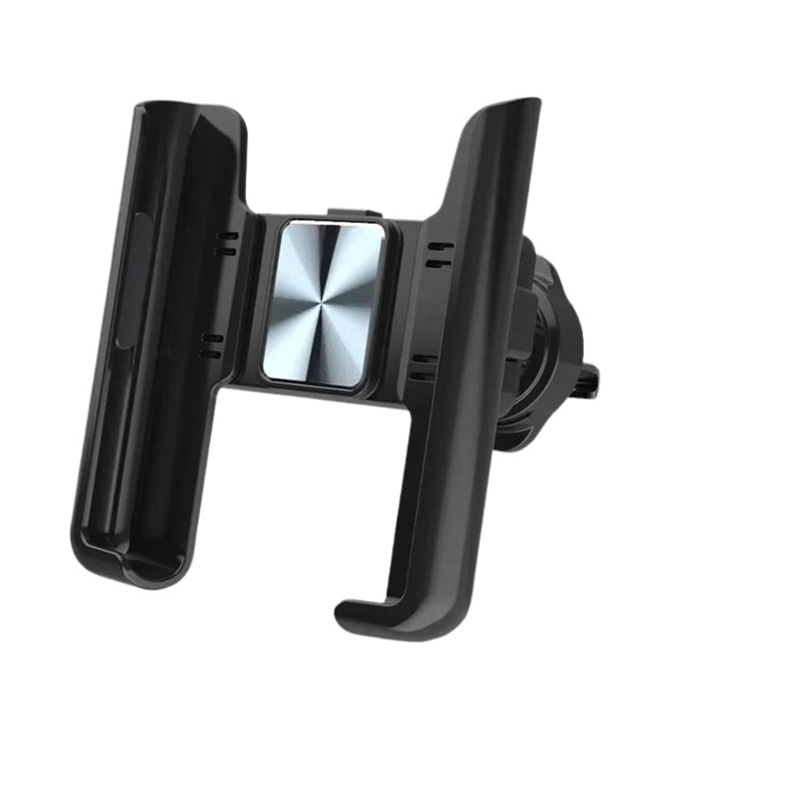 Porta Cellulare Auto Supporto per telefono girevole a 360°, universale, con clip per bocchetta dell'aria per auto, supporto GPS(Silver)