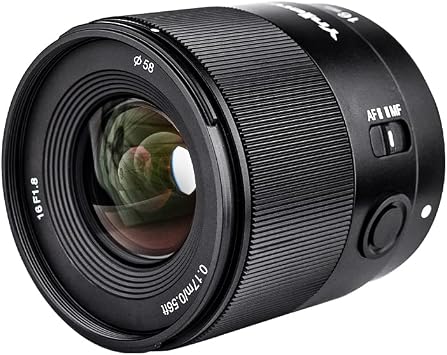YONGNUO 16MM F1.8 Apreture Prime Lens for Sony E-Mount, AF MF APS-C Frame