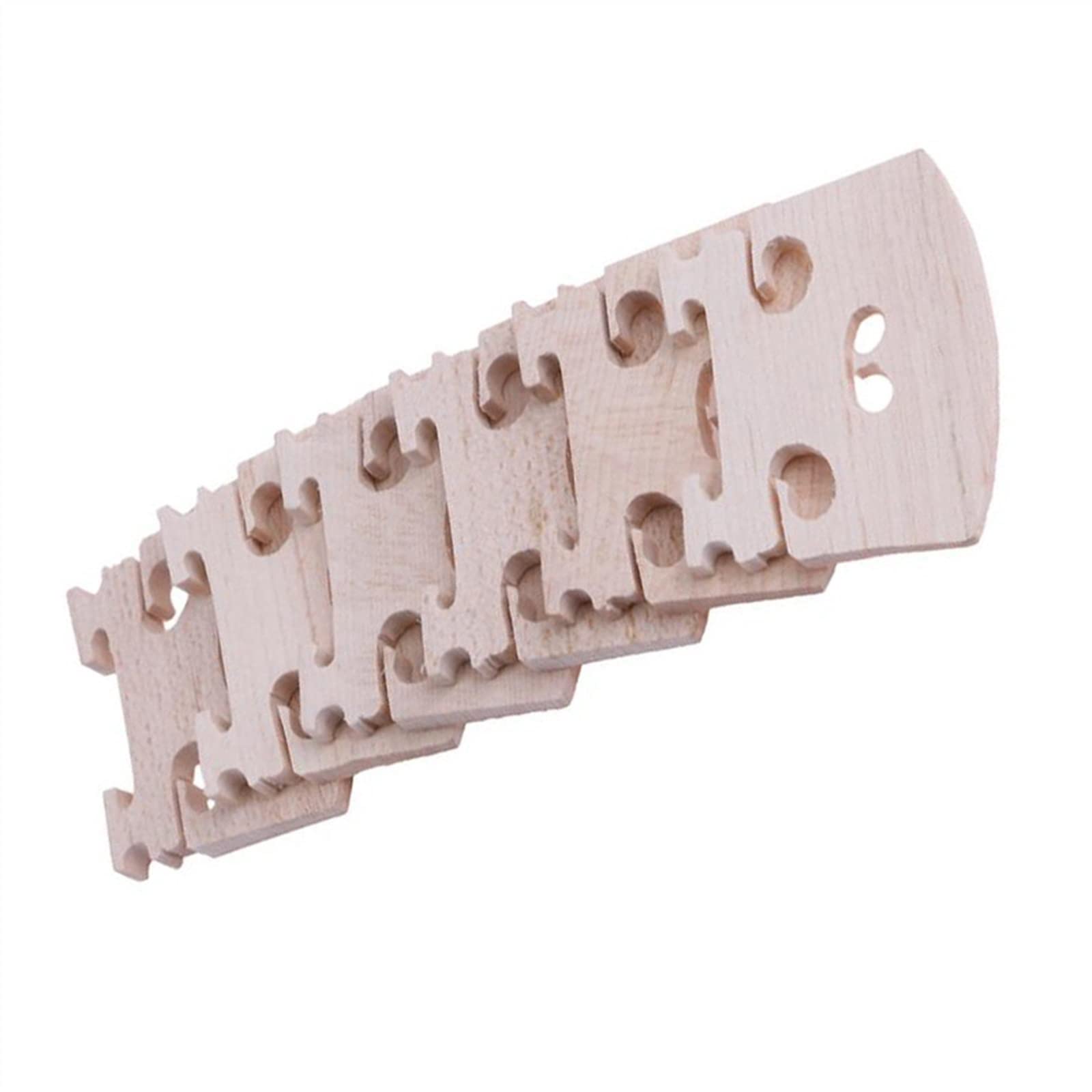 Accessori per Violino 10 Pezzi Ponti per Violino in Legno d'Acero Ponti per Violino in Legno d'Acero Professionale Parti per Strumenti A Corda per Violino