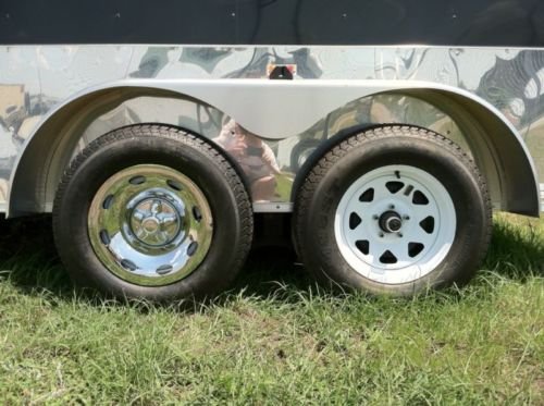 Set Of 2 - Phoenix Qt545Clo-X2, Qt545Chs-X2, 15", 5 Lug, 4.5" Bolt Circle, Abs Chrome Plated Wheel Cover, Hub Cap For 15" Trailer Wheels #TOP4