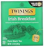TWININGS TEA, TEA,BLACK,IRISH BREAKFAS 50 BAG