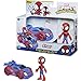 Imagen de SPIDEY AND HIS AMAZING FRIENDS Hasbro Marvel Figura de acción de Spidey y vehículo rastreador arácnido de Marvel