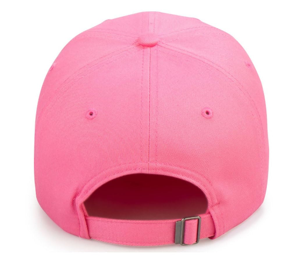 Gorra rosa de perfil bajo estructurada para dama miniatura 2