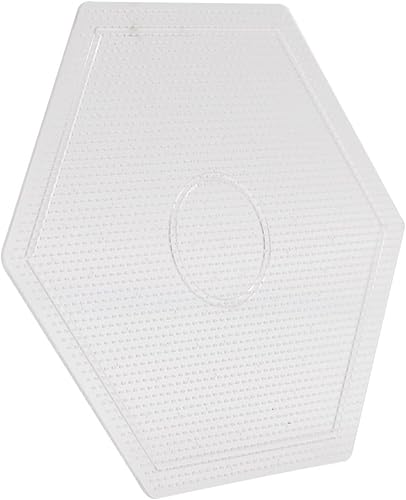 Miniatura 2 de ARTKAL Tablero de clavijas de cuentas de fusible para tablero de cuentas de hierro de 0.102 in, diseño para mini cuentas de arte artesanal hexagonal