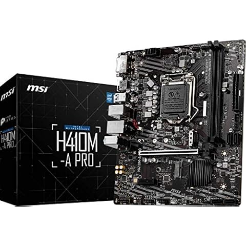 MSI H410M-A PRO mATX Mainboard Sockel 1200 M.2/HDMI/DVI/USB3.2 Cover