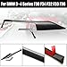 SHES 2Pcs/Set Carbon Fiber ABS Central Control Dashboard Panel Cover Trim Sticker for 3 Serise F30 3gt F34 Auto Accessories