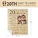 Neuturs 20th Anniversary Wedding Blanket Gifts for Couple Him Her Wife Husband, 20 Year Anniversary Wedding Gifts for Men Women, 20th Anniversary Decorations, 20 Years of Marriage Blanket 60