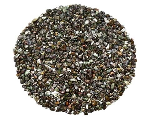 Image of GAF TREASURES 2 oz Lot Natural Semi Tumbled Rhyolite Gemstone Chips, Crushed Mini Rhyolite Crystals, Undrilled Crystal Chips (Rhyolite)