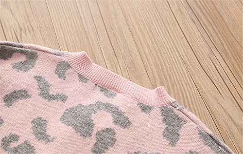 Mud Kingdom Little Girls Cardigan Sweater Cute Leopard4