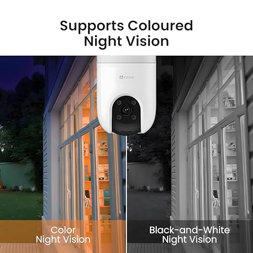 Image of EZVIZ H8C 2304 * 1296 (3MP) 1296p 4G Wireless Camera, 2K Resolution, Ai Powered Human Detection, Color in Night, Two Way Talk, Weatherproof Design, All Sim Support