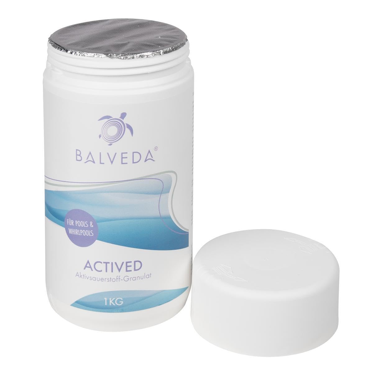 POWERHAUS24 BALVEDA 8X ACTIVED Aktivsauerstoff-Granulat 8X 1 kg (= 8 kg), chlorfrei, geruchsneutral, für die Erst- und Dauerdosierung, für Pools & Whirlpools, Jahresvorrat zum Vorteilspreis