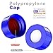 Autosampler Vials Cap,9mm Blue Polypropylene Screw-Thread Caps with PTFE Red/Silicone White Septa by Biomed Scientific