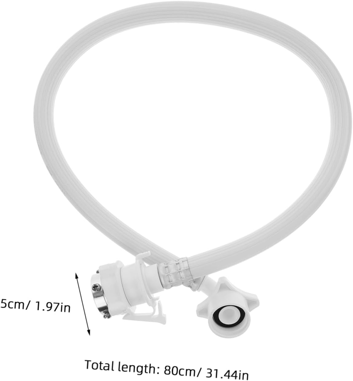 OSALADI Washing Machine Inlet Hose Universal Water Inlet Pipe for Automatic Washers Easy Install Flexible Hose Fast Stable Water Supply 31.49 in Replacement Accessory