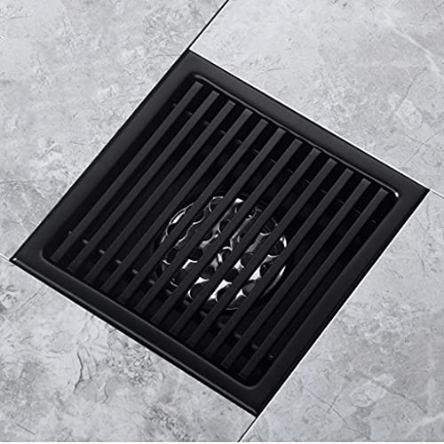 Sumidero de suelo cuadrado de acero inoxidable de 11 cm para ducha de baño moderna 2