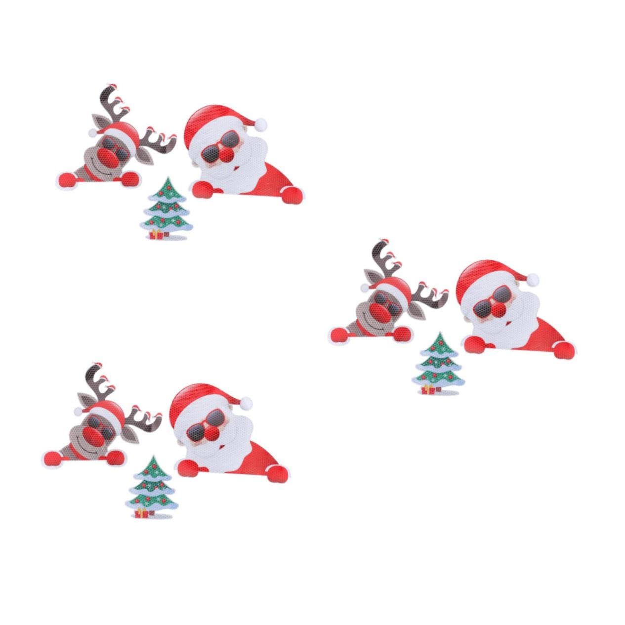 Imanes navideños reflectantes y ajustables Cabilock para coche y nevera