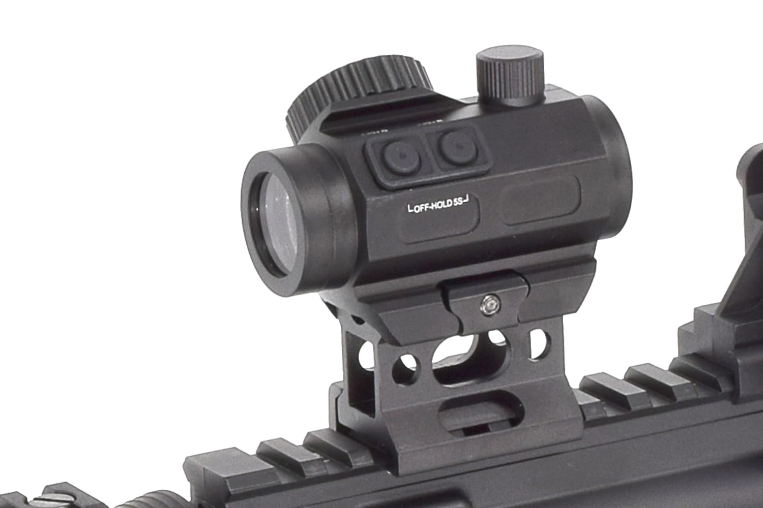 G&P製 30mm ドットサイト レッド/グリーン切り替え式 ローマウント付き ドット サイト スコープ 30mm 5段階調節 サバゲー エアガン