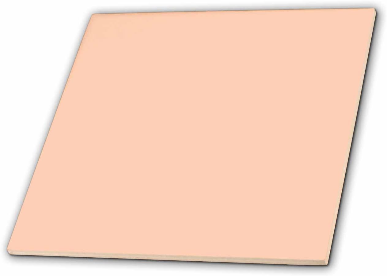 3dRose Blush Pink 12 Inch Ceramic Tile