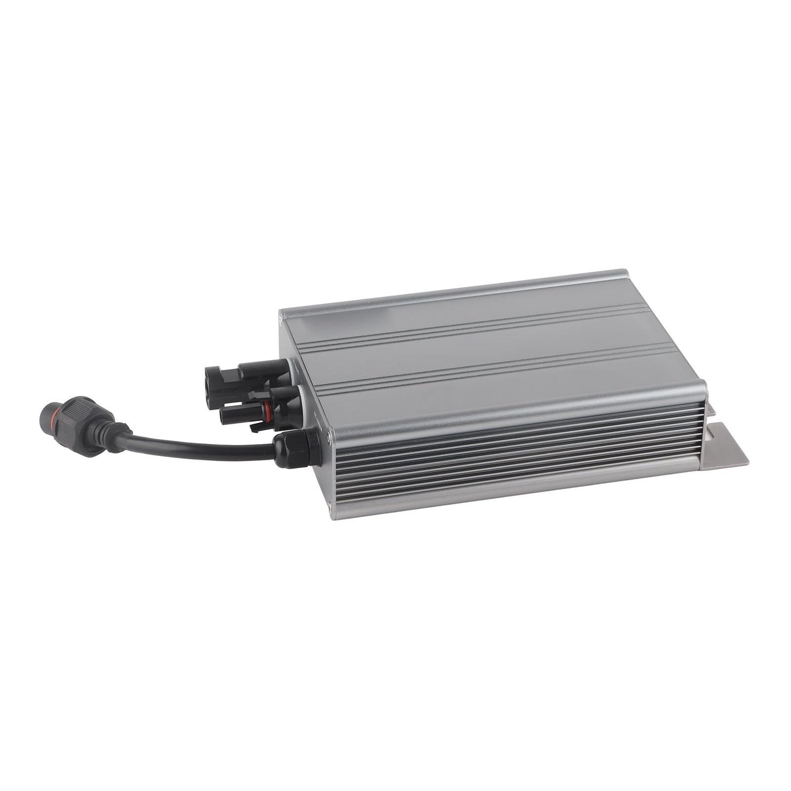 FTVOGUE Microinversor de Conexión a Red Solar, Inversor Conectado a Red de Onda Sinusoidal Pura de Aleación de Aluminio 600W MPPT 18 a 50V IP65 230VAC para Panel Solar, Uso en Exteriores en la (600W)