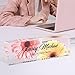 Desk Name Plate Personalized, Custom Name Plates for Desks, Personalized Acrylic Name Plate for Desk, Office Gifts for Coworkers, Boss, Teacher/Employee Appreciation Gifts (Daisy Design)