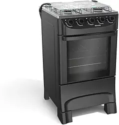 Fogão À Gás Mueller Mfi4ba Moderatto De Piso 4 Bocas