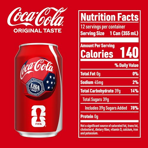 Image of Coca-Cola Fridge Pack Soda Soft Drink, 12 fl oz Cans, 12 Pack - Classic Cola Soda Cans