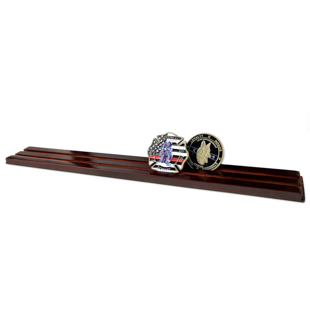 ASmileIndeep Military Challenge Coin Display Case Rack Holder