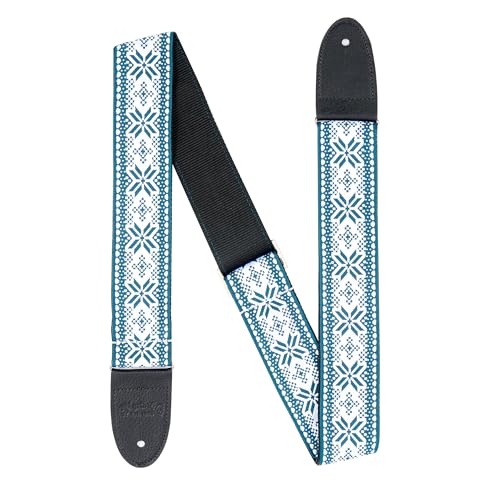 Sangle de guitare jacquard Martin 18a0182 ajustable bleu mixte
