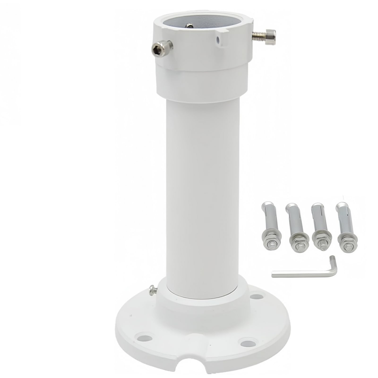 GledeYeTec 10"/25cm CCTV Camera Ceiling Mount Bracket, Security Surveillance Camera Ceiling Mount Bracket for HIKVision CCTV PTZ Camera Aluminum Alloy