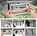 Led Sun Visor Vanity Mirror, Upgraded Large Car Mirrors with Lights, Dimmable Light up Vanity Makeup Mirror for Car,Rechargeable Universal Rear View Visor Mirrors