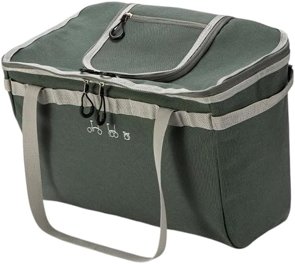 21L Shopping Pet Basket Bag for Brompton A C P G line B75 Chpt3 (white)