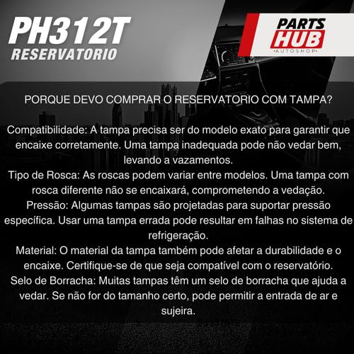 Reservatório Água Radiador Fiesta 03 A 14 Com Tampa