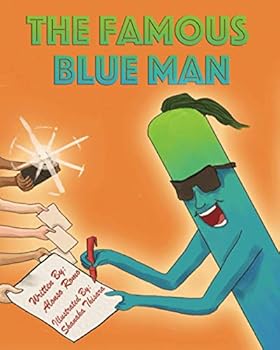 Paperback The Famous Blue Man Book