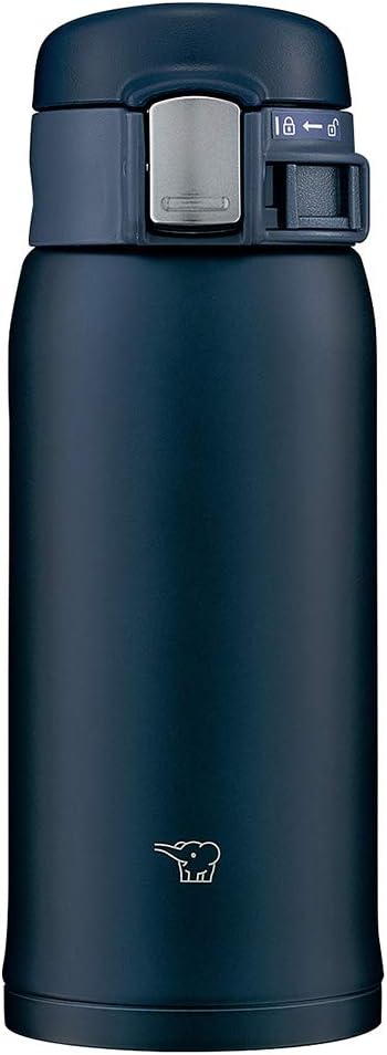 S/S VACUUM BOTTLE,0.36L NAVY (AD)