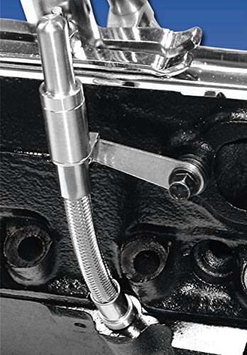 Image of Milodon 22005 Stainless Steel Dipstick for Small Block Chevy 1986-Up
