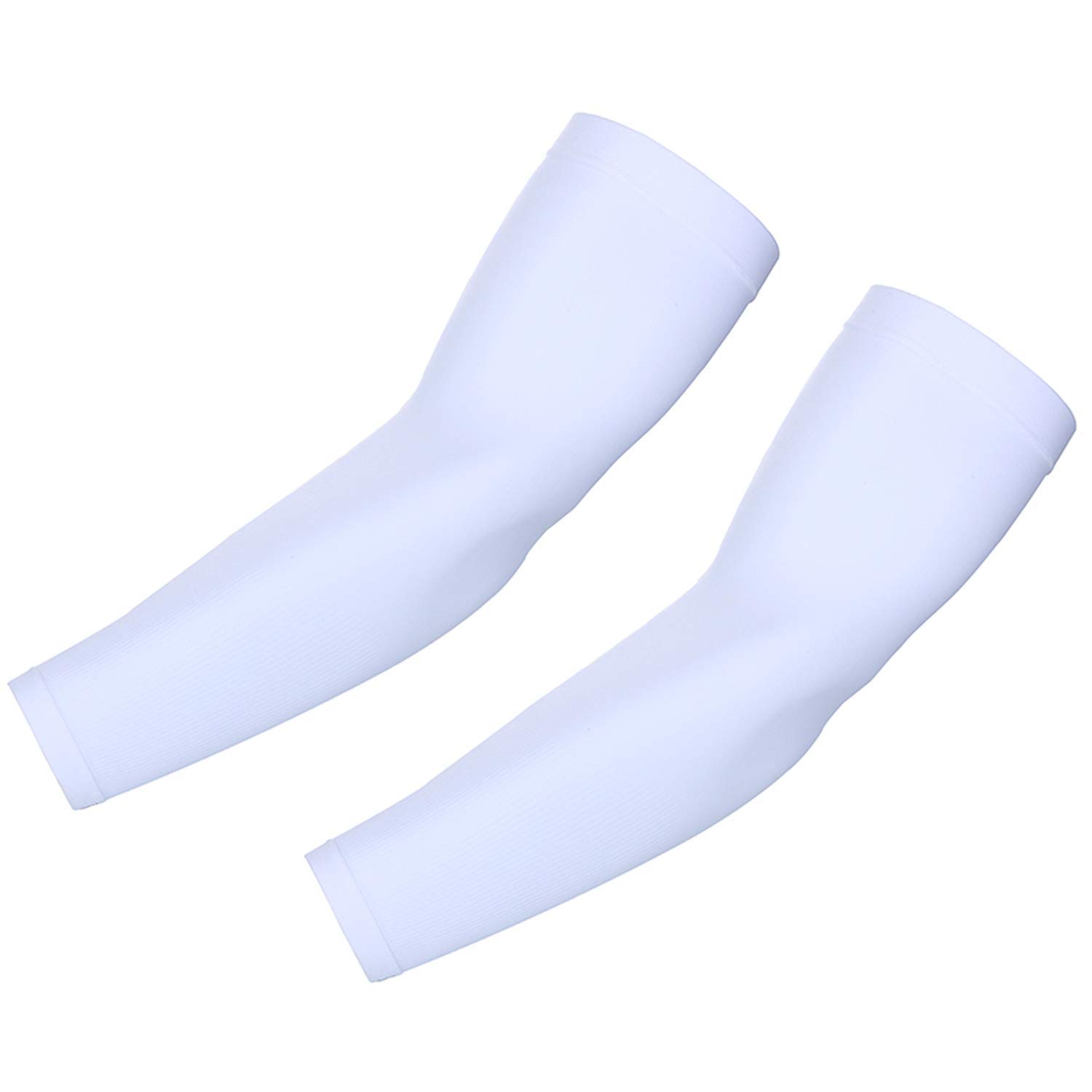 Y·j Back Home Women's White Arm Sleeves For Men Youth, Sun Protection Cooling Upf 50 Compression Arm Sleeve Tattoo Cover Up Sleeves To Cover Arms For Elbow Basketball Running Cycling Golf Football …