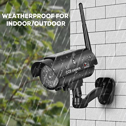 image for BNT Solar Powered Fake Security Camera, Bullet Dummy Security Camera S