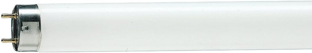 Close-up of G13 pins on fluorescent lamp