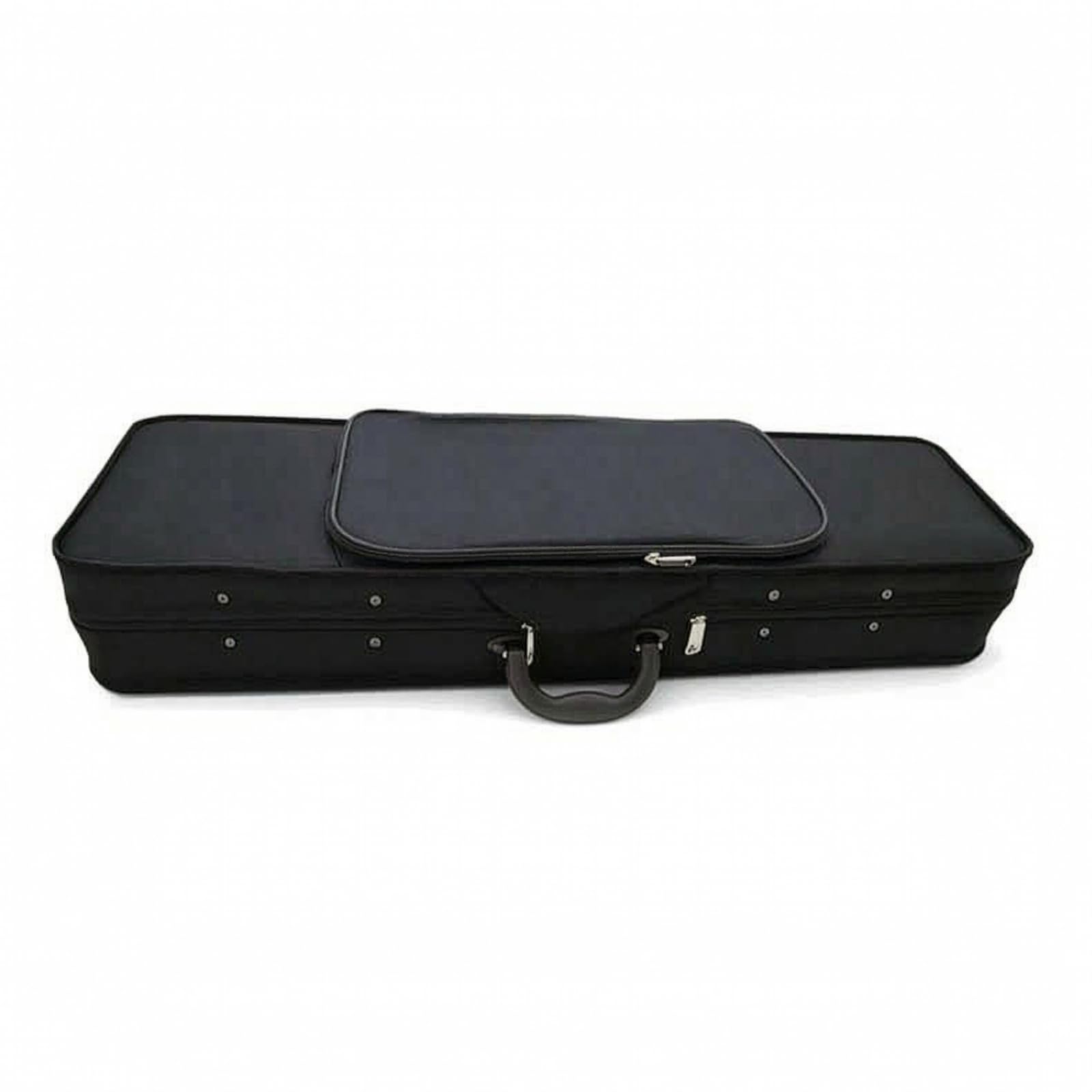 TISHITA Custodia per Violino Custodia Rigida Astuccio Scatola Valigetta con Interno Sagomato Imbottito Stabilità Dello Strumento Cerniere E Ganci Metallici, 1/2