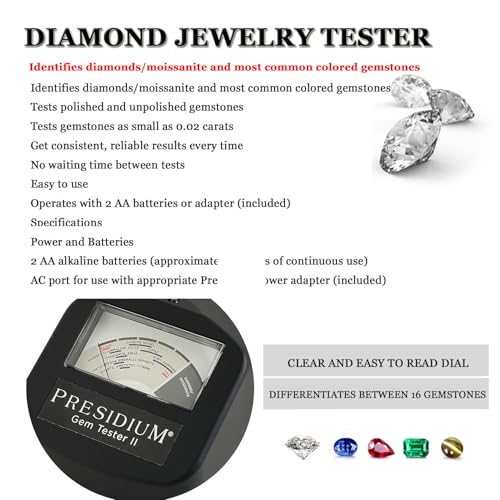 Testeur diamants et moissanites haute précision pour pierres de couleur - 5