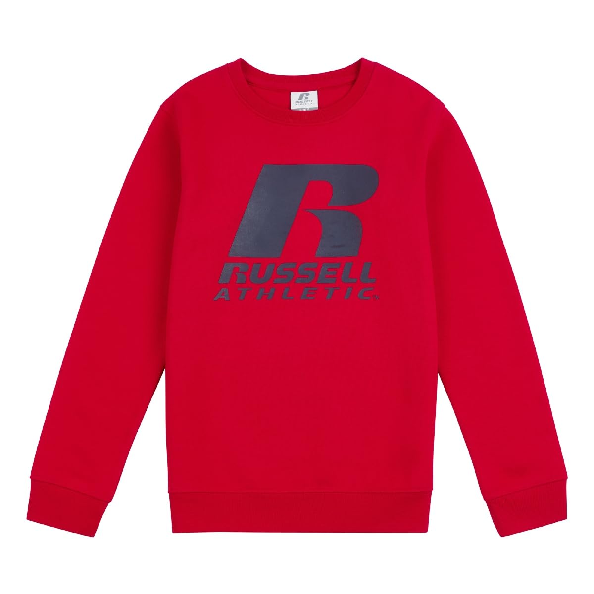Russell Athletic Boys RSL0016668 Logo Crew Neck 10-11Y Cassis